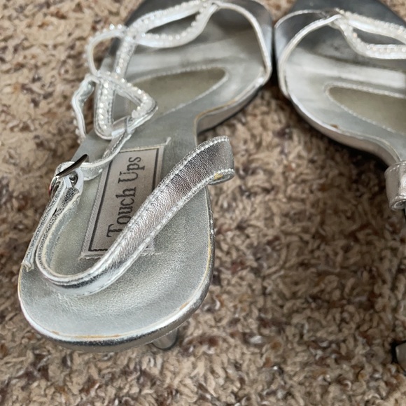 Silver Dress Heels - Picture 9 of 10